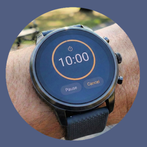 R�gler sa montre sur 10 minutes comme contrat de sortie