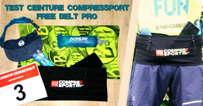 Test et avis ceinture Compressport Free belt pro pour le running trail