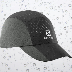 Salomon Unisexe Casquette en Maille, Impermable