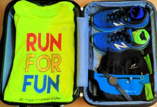 prparer son quipement running avant un voyage