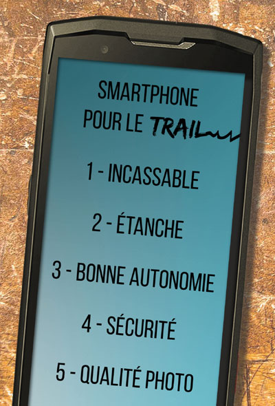 Point essentiels pour un smartphone pour le trail