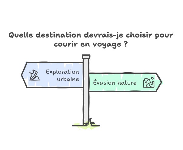 choisir sa destination pour faire du running en voyage