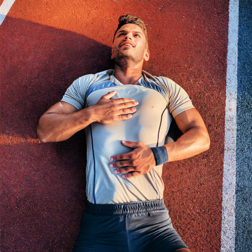 exercice de respiration ventrale running