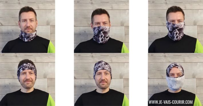 Tour de cou Buff multifonctions test et avis pour le running hiver et été