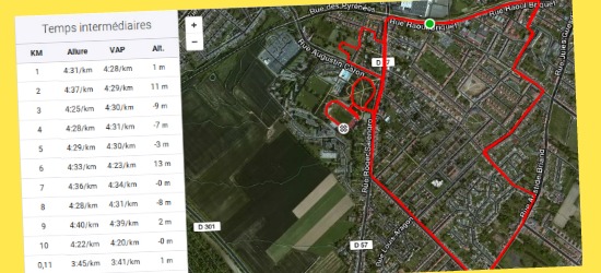 Parcours des Foules du Bruaysis 10 km 2018