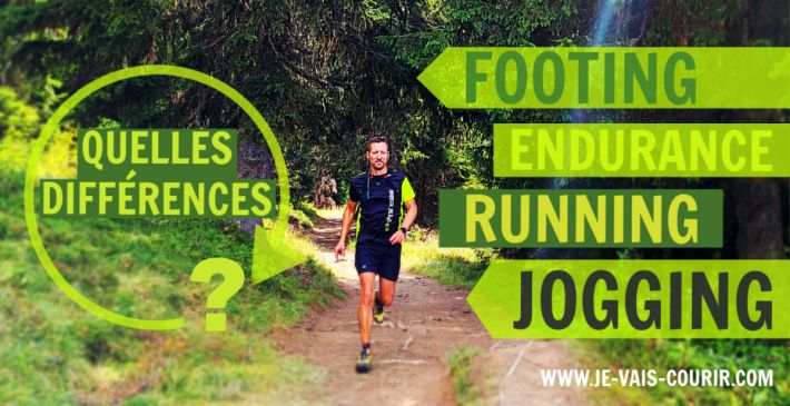 Course  pied les diffrences entre Footing Jogging Running Endurance