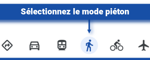 Slectionner le mode piton pour prparer votre course