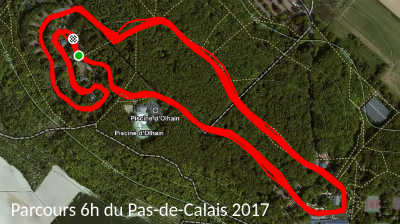 parcours 6h du pas-de-calais Olhain