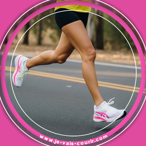 Courir avec de nouvelles chaussures ou du nouveau matriel