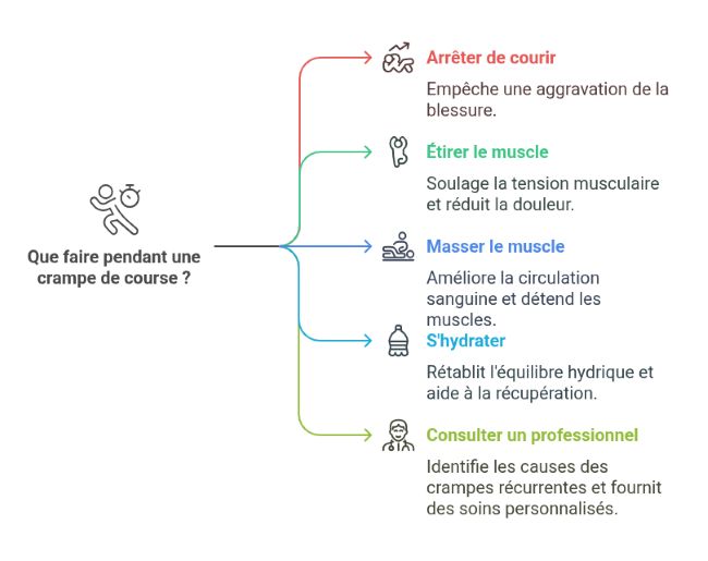 Que faire quand on a une crampe en pleine sortie course  pied