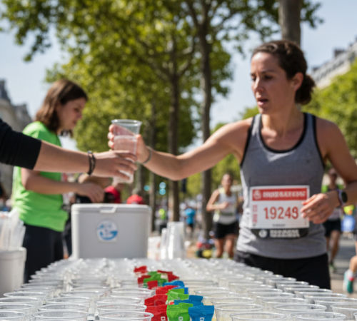 bien se ravitailler sur un marathon
