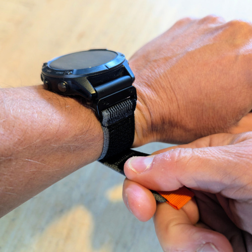 Reglage du bracelet Nylon pour montre running