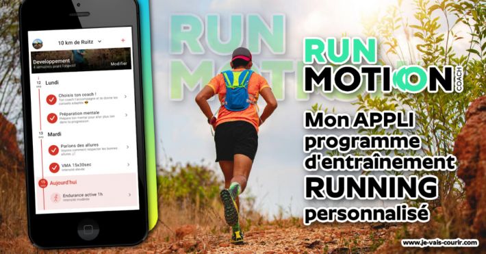 RunMotion Coach : mon appli programme d'entraînement running trail