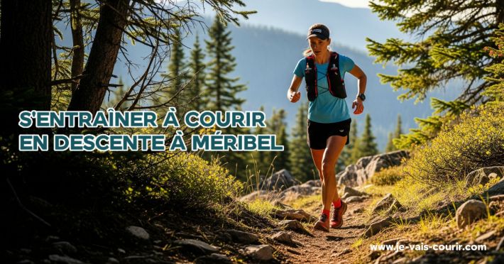 S'entrainer  courir en descente  Mribel