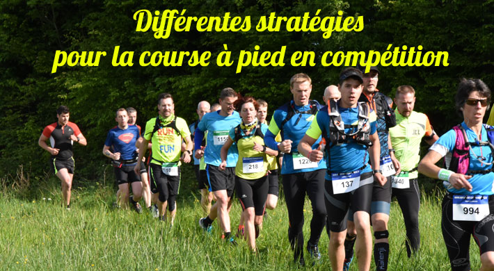 Les diffrentes stratgies pour la course  pied en comptition