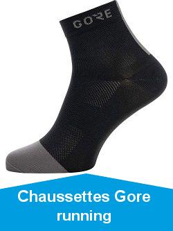 GORE WEAR M Light Chaussettes mi-hautes Chaussettes mi-hautes black/graphite grey FR: XL (Taille Fabricant: 41-43)