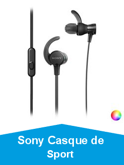 Sony MDR-XB510AS Casque sport avec EXTRABASS Noir