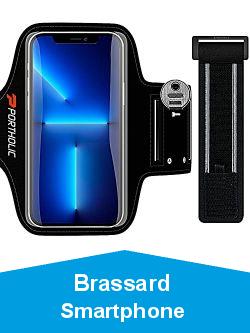 PORTHOLIC Brassard Smartphone pour iPhone 13 12 11 Pro Max X XS 8 7 6,Galaxy A12 S21 S20 S10,Xiaomi Redmi Note 10,Huawei P40 P30,Oppo etc. Universal Brassard Telephone Sport, Jusqu' 6,7