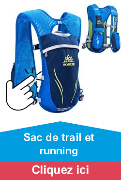 TRIWONDER Sac Trail 5,5L Gilet d\'Hydratation Sac  Dos Hydratation Lger pour Marathon Randonne VTT Course Running Homme Femme (Bleu - Seul Sac)