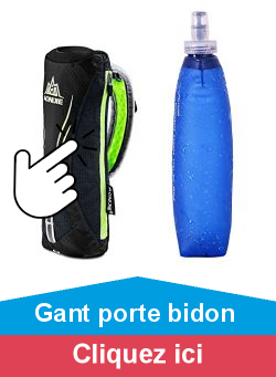 AONIJIE Homme/Femme et Sports de Plein air Marathon  Main leve d\'hydratation Sac randonne Course  la Main Tenue Sac + 1 Pcs 500 ML flasks (Black +1pcs 500ML Soft Flask)