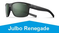 Julbo Renegade Lunettes de Soleil Homme, Noir Mat/Noir, Taille unique