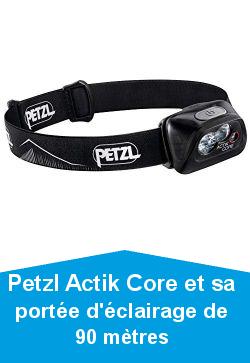 Petzl Lampe Frontale ACTIK Core Adulte-Mixte, Noir, Unique