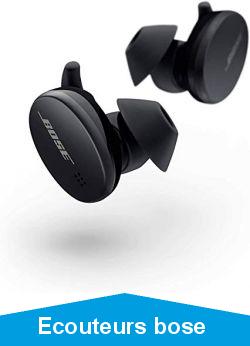 Bose couteurs Sport Earbudscouteurs Entirement sans Filcouteurs Bluetooth pour les Entranements et la Course, Triple Noir