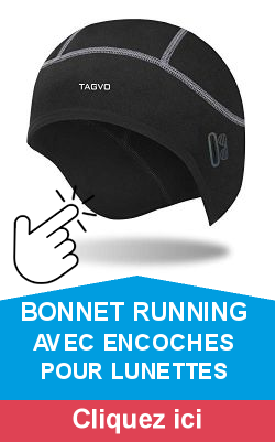 TAGVO Bonnet De Crne Thermique,Bonnet De Cyclisme Coupe-Vent,Doublure De Casque Chaude avec Trou pour Lunettes,Bonnet De Sport d\'hiver avec Cache-Oreille,Doublure De Casque De Scurit