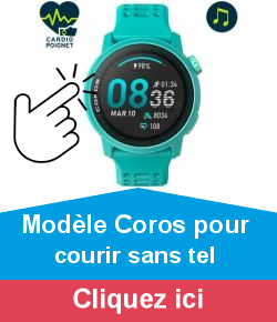 Modle Coros pour courir sans tel