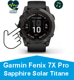 Garmin Fenix 7X Pro Sapphire Solar Titane