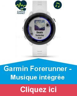 Garmin Forerunner - Musique intgre