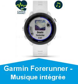 Garmin Forerunner - Musique intgre