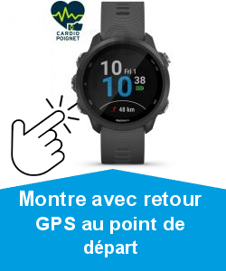 Montre avec retour GPS au point de dpart