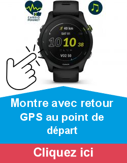 Montre avec retour GPS au point de dpart