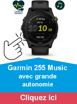Garmin 255 Music avec grande autonomie