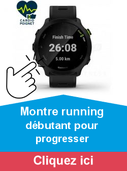 Montre running dbutant pour progresser