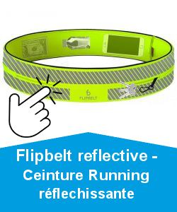 Flipbelt reflective - Ceinture Running réflechissante