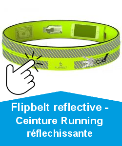 Flipbelt reflective - Ceinture Running rflechissante