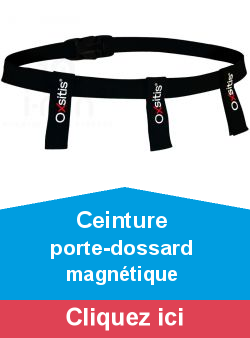 Ceinture porte-dossard magntique