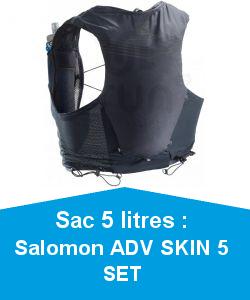 Sac 5 litres : Salomon ADV SKIN 5 SET