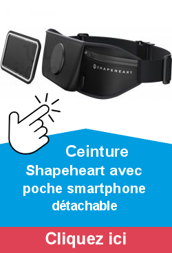       Ceinture Shapeheart avec poche smartphone dtachable
