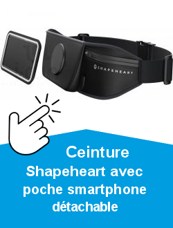       Ceinture Shapeheart avec poche smartphone dtachable