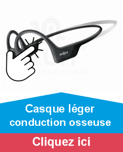 Casque lger conduction osseuse