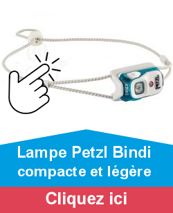 Lampe Petzl Bindi compacte et lgre