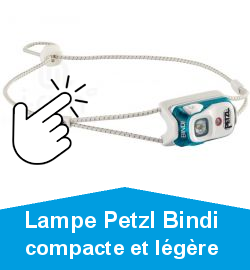 Lampe Petzl Bindi compacte et lgre