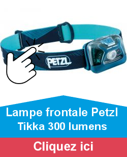 Lampe frontale Petzl Tikka 300 lumens