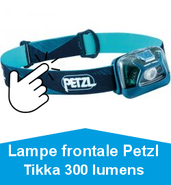 Lampe frontale Petzl Tikka 300 lumens