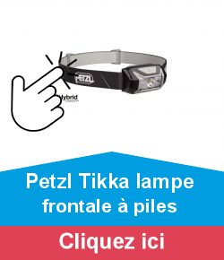 Petzl Tikka lampe frontale  piles