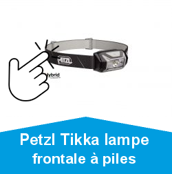 Petzl Tikka lampe frontale  piles