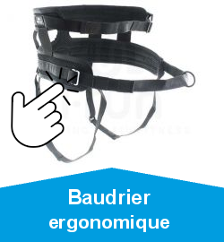 Baudrier ergonomique